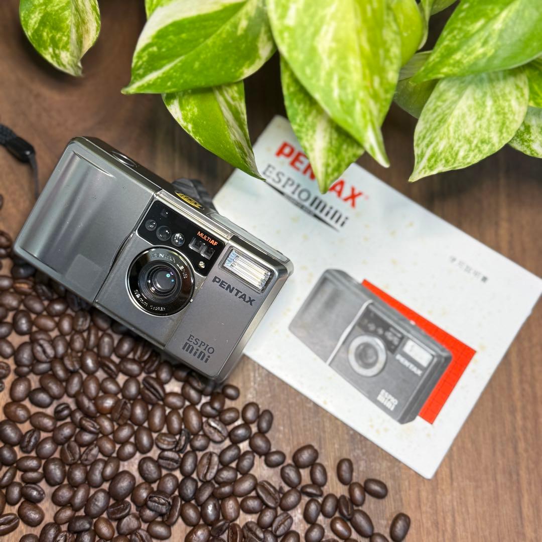 ✨取説付の美品✨PENTAX ESPIO mini 75周年 限定 シルバー