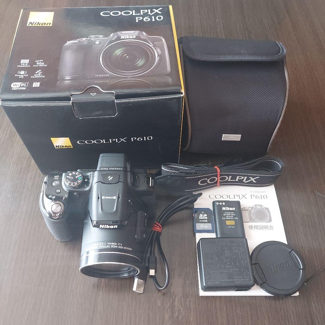 【美品】Nikon COOLPIX P610 デジタルカメラ