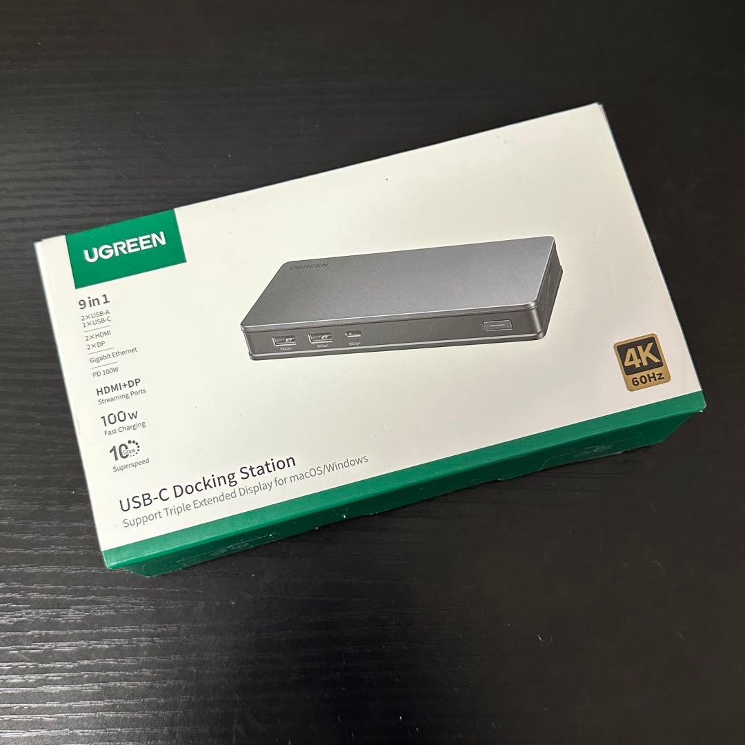 分配器・切替器 UGREEN USB-C Docking Station 9in1