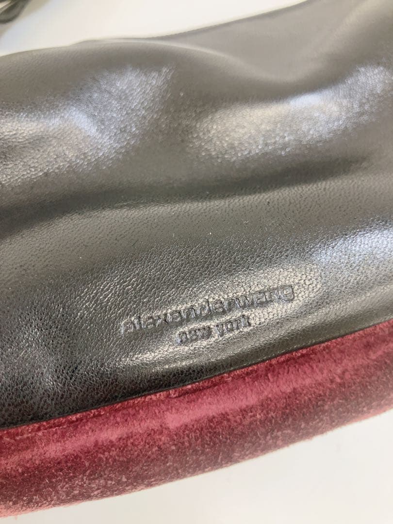 ★激レア アレキサンダーワン バーガンディ アッティカ スエード ウエストバッグ