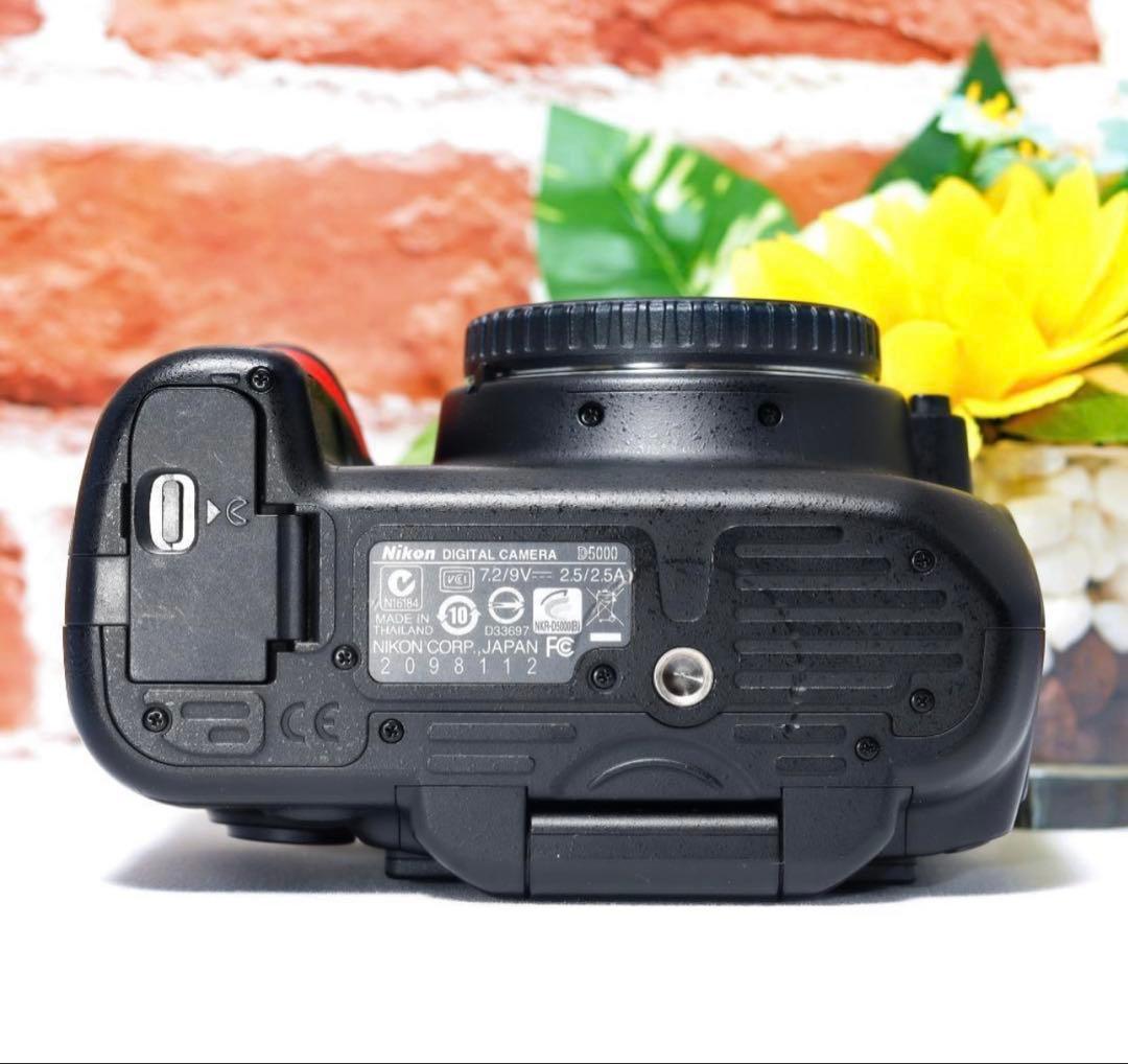 広角から中望遠まで✨Nikon D5000✨反転液晶✨スマホ転送OK✨動画もOK