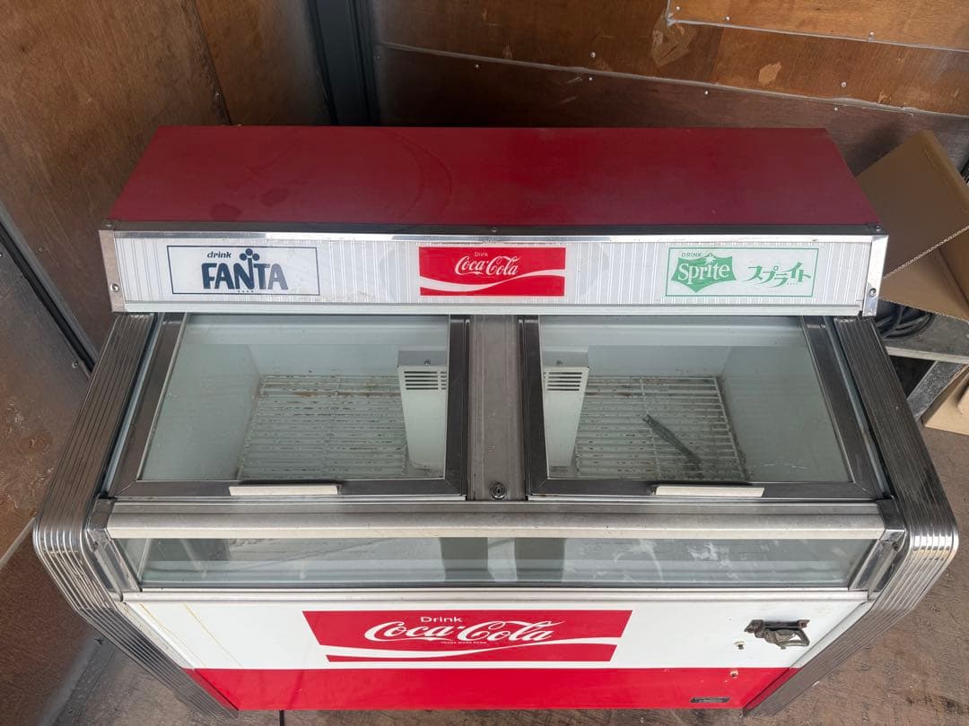 【福島県発送】コカ・コーラ 冷蔵ショーケース