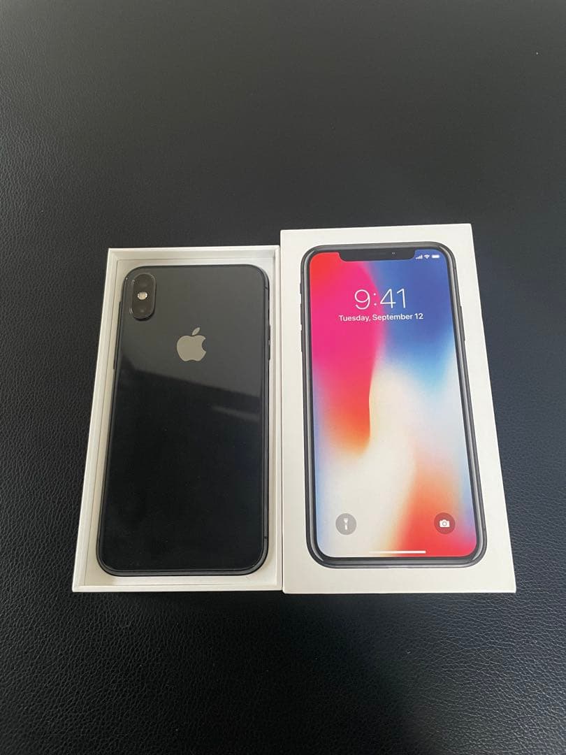 Apple iphone X 64g ※液晶乱れあり