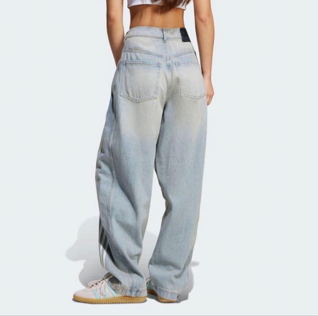 ADILENIUM シーズン 3 バナナフィット ウォッシュドデニムパンツ 32