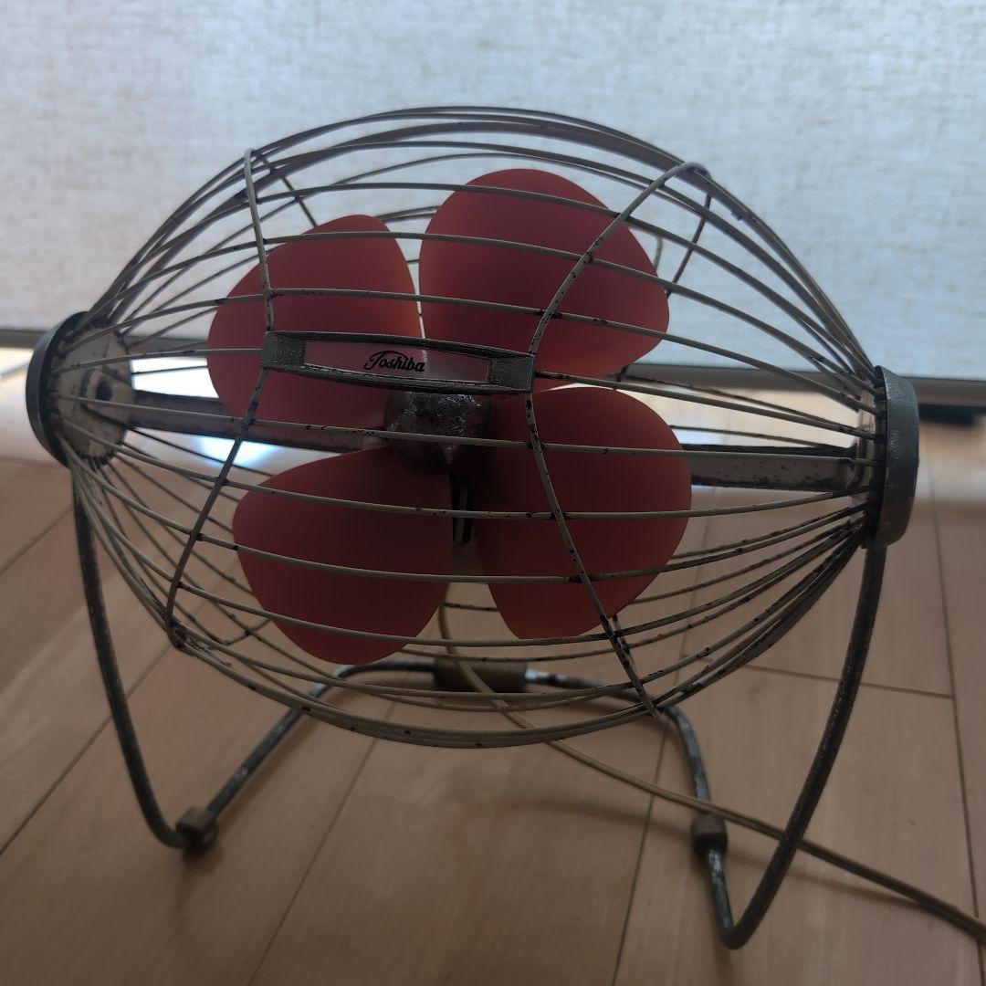 東芝製　アンティーク　超レトロ扇風機　昭和レトロ　サーキュレーター