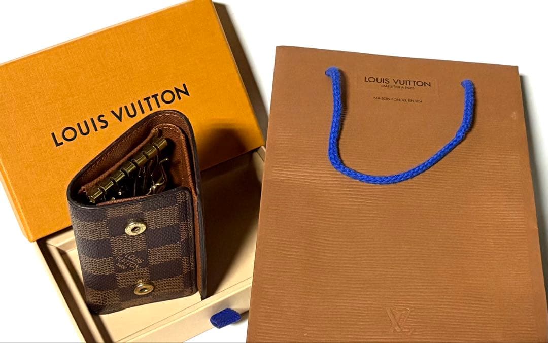 美品☆LOUIS VUITTON ☆ダミエ6連キーケース&保管ケース