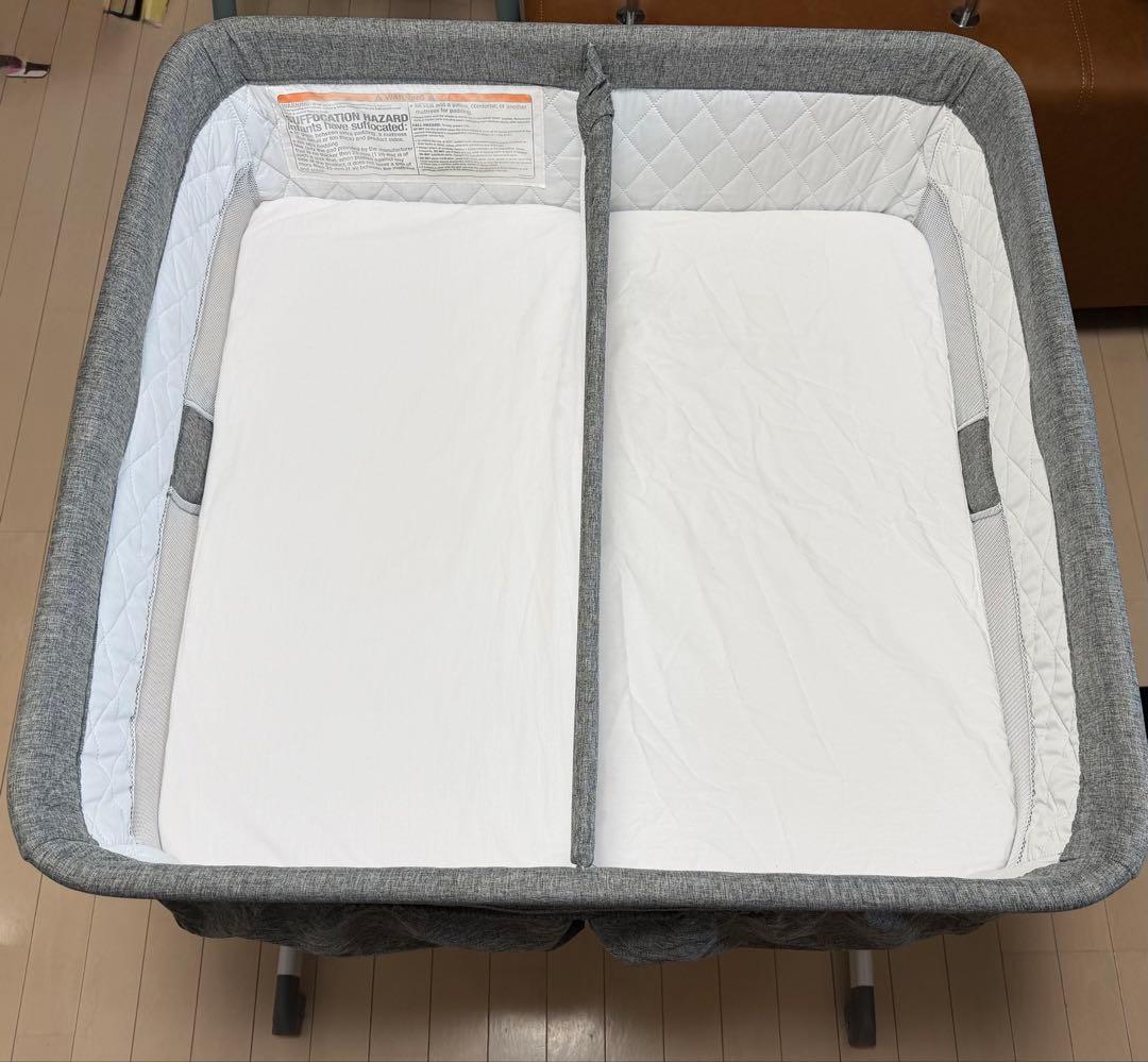 シモンズ双子用ベビーベッド2025/10末購入Delta Children送料込