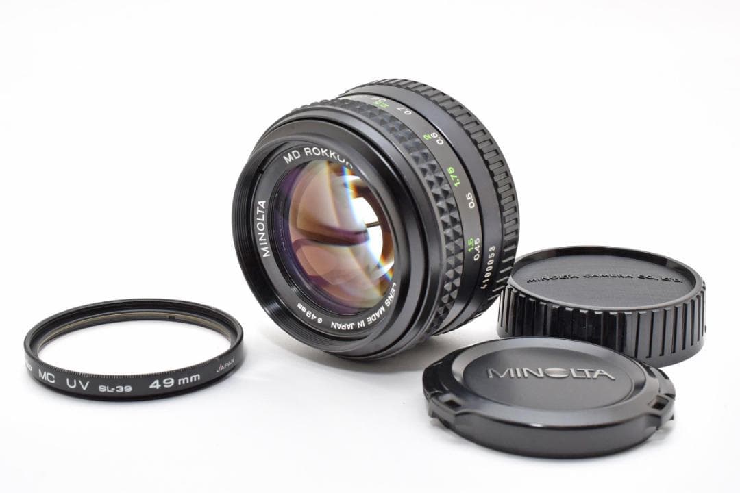 レンズ(単焦点) Minolta MD Rokkor 50mm F1.4 #7923