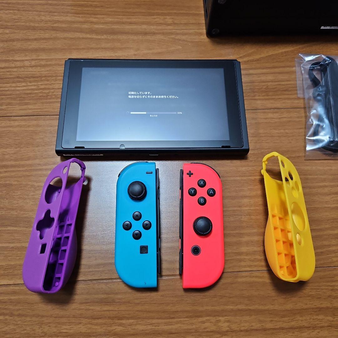 Nintendo Switch 本体 ジョイコン、MicroSD付