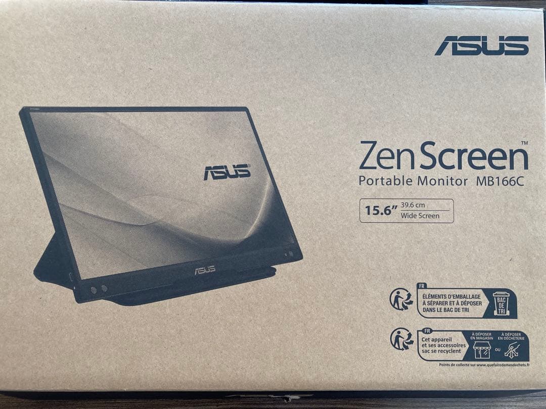 ASUS ZenScreen MB166C 15.6インチ