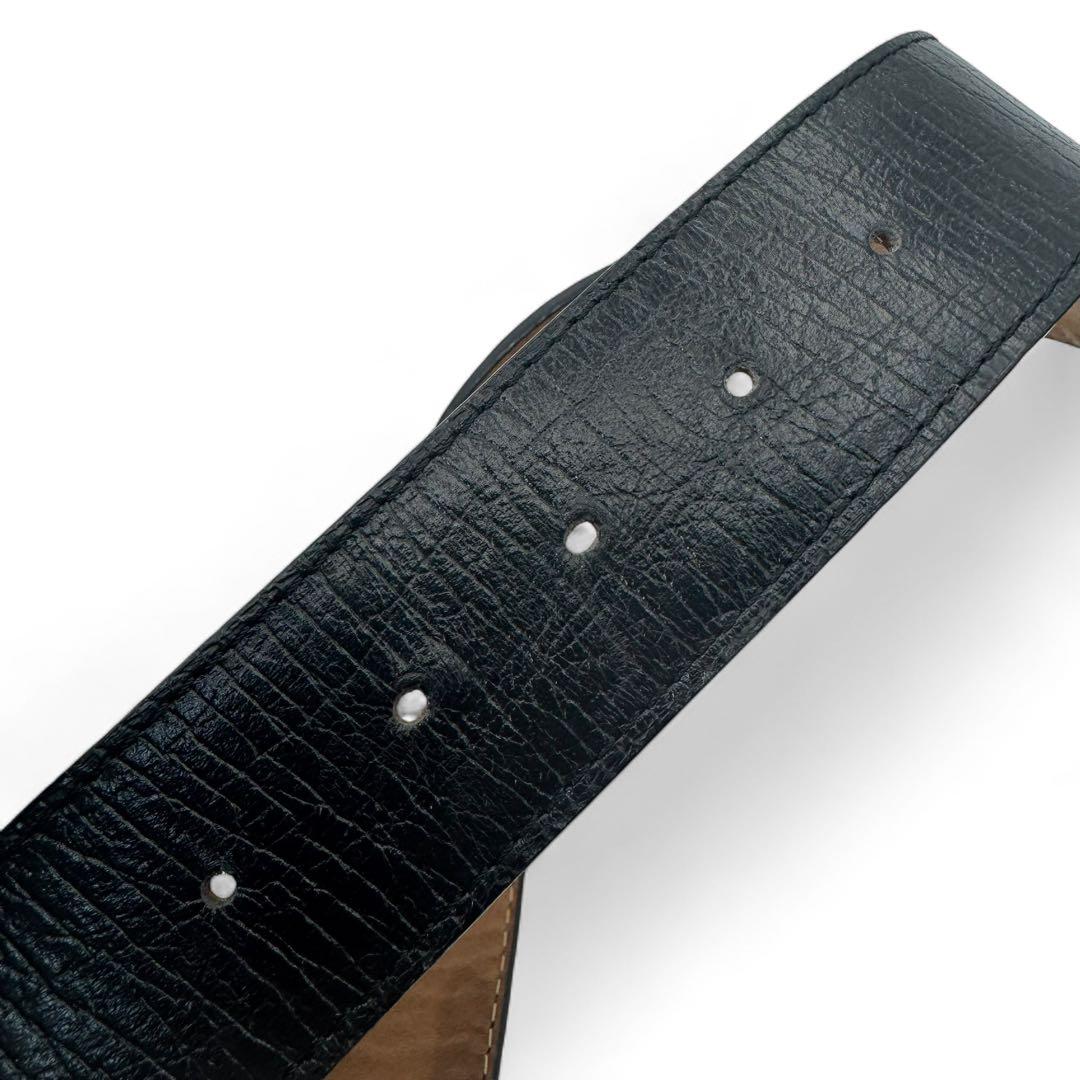 GUCCI ベルト　インターロッキング　シェリーライン　レザー　グッチ　メンズ