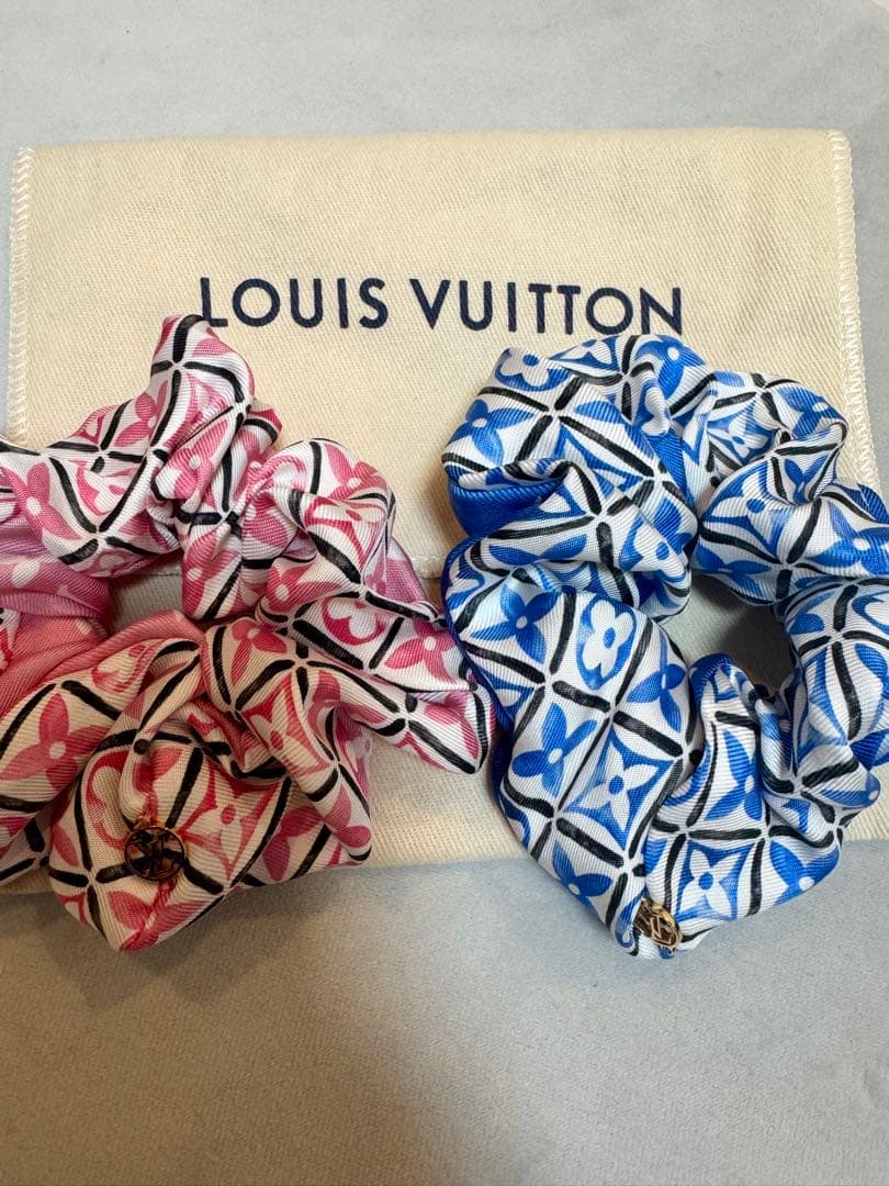 【正規品】LOUIS VUITTON モノグラム シュシュ 2個セット