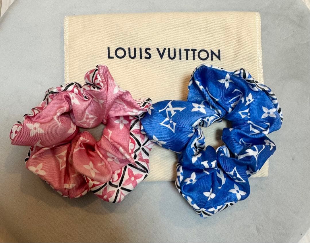 【正規品】LOUIS VUITTON モノグラム シュシュ 2個セット