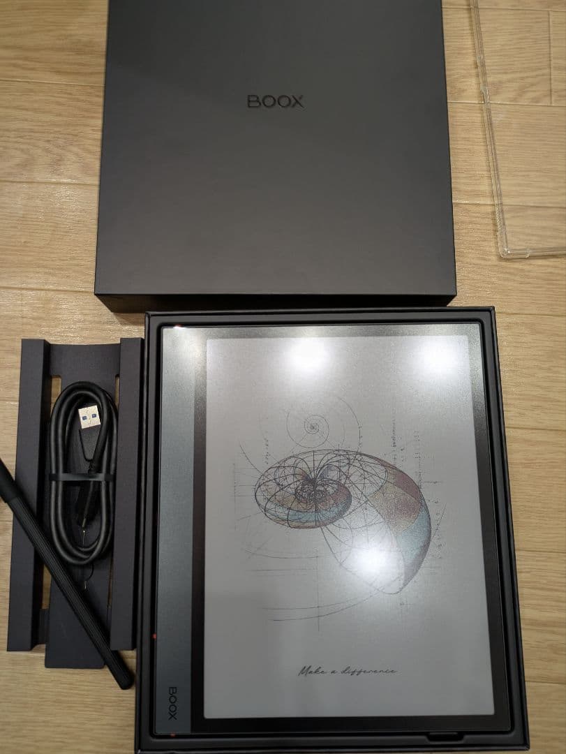 （週末限定値下げ）Boox Note Air 4c クリアケース付き