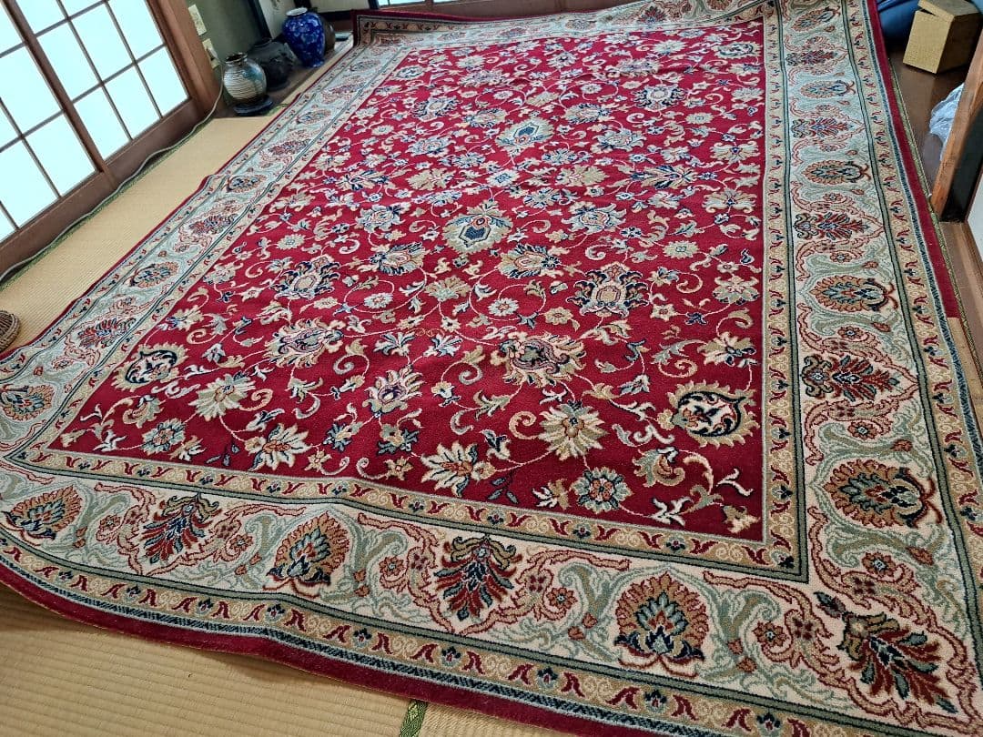 RAMSES 花柄ラグ 約200cm x 300cm