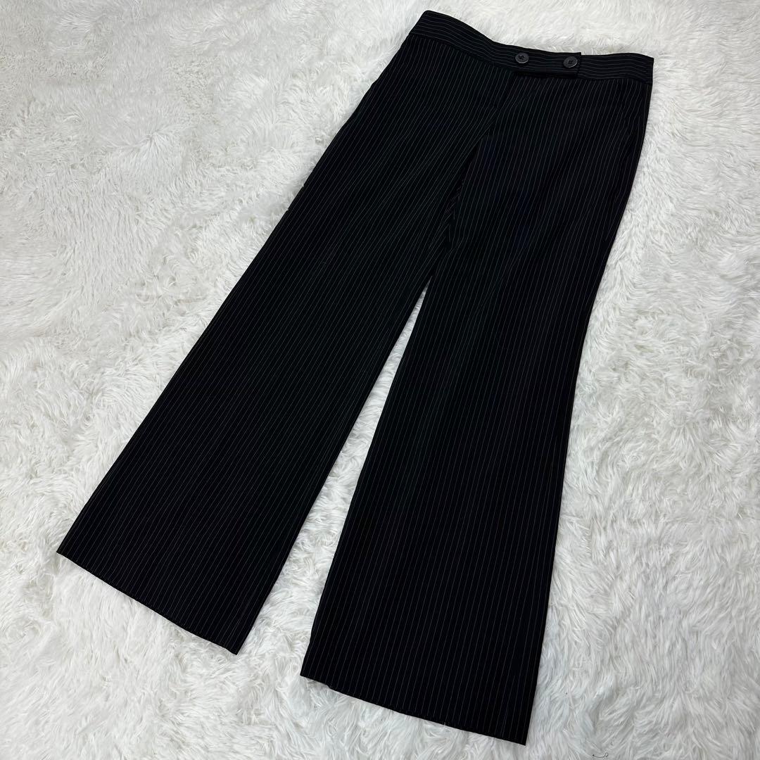 エンポリオアルマーニ✨パンツセットアップ ブラック ストライプ サイズ42/40