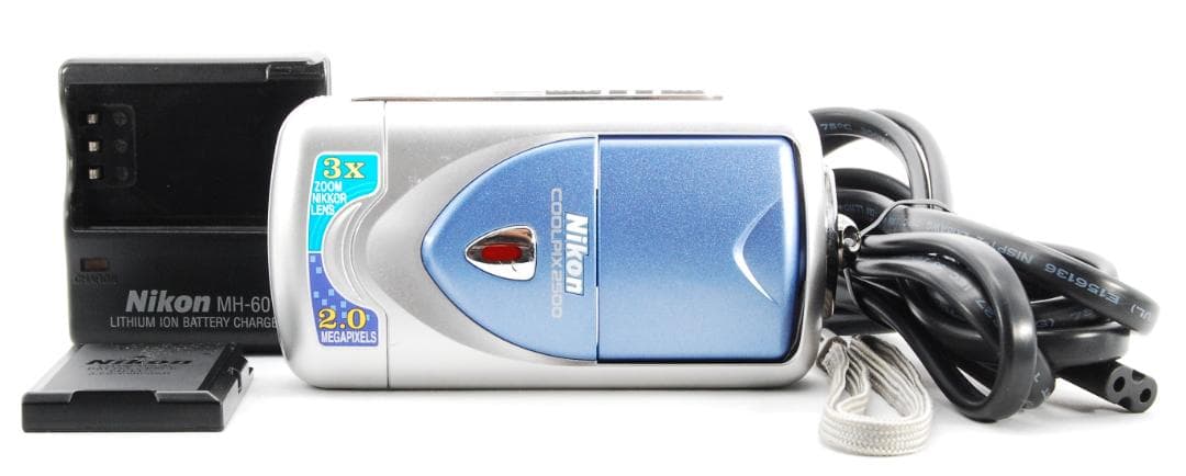 【極上美品/動作確認済】Nikon CoolPix E2500バッテリー充電器付