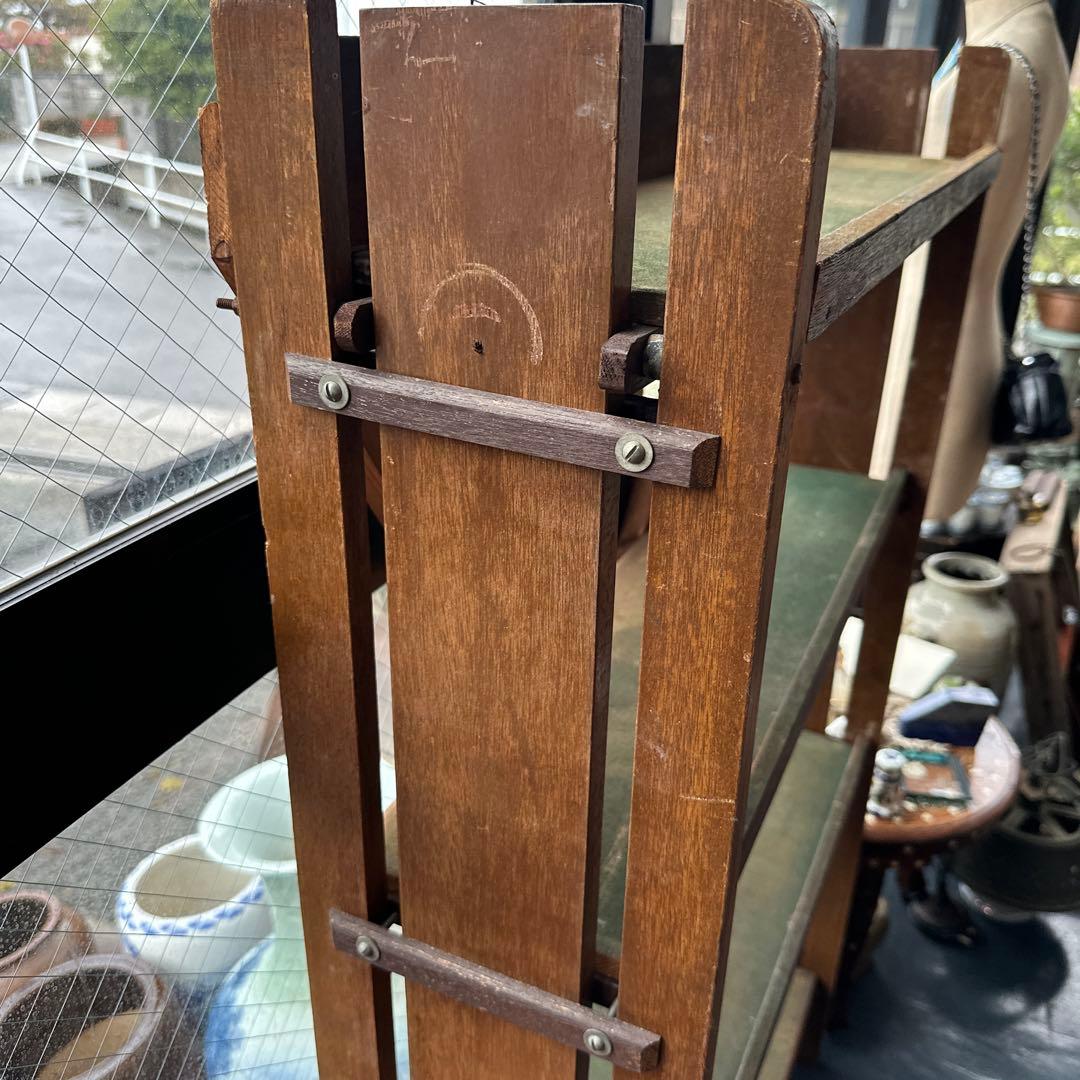 最終お値下げ‼️ヴィンテージ　本棚　木製　味があって大変おしゃれ