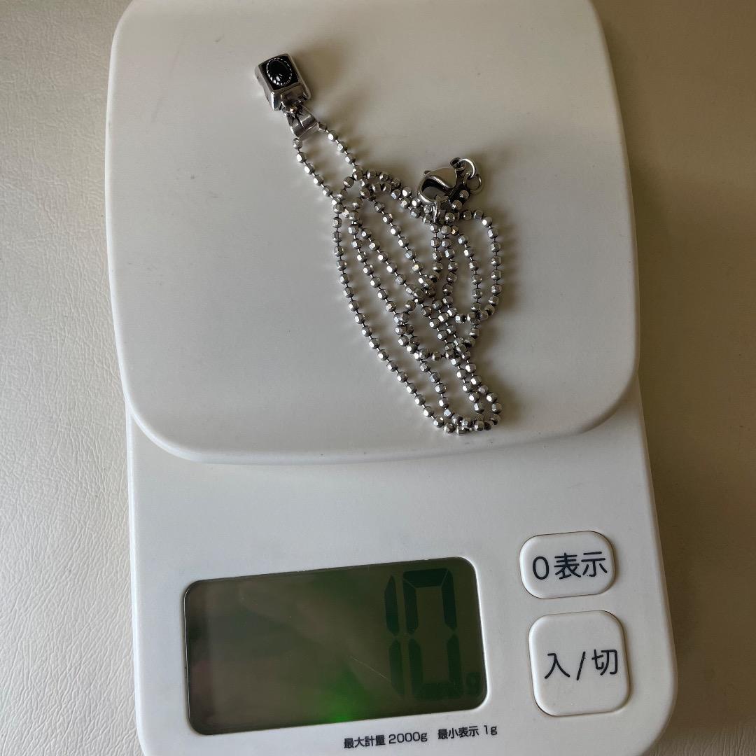 ✨ビィンテージ✨BIGHAND ビッグハンド シルバー925 ネックレス 黒石