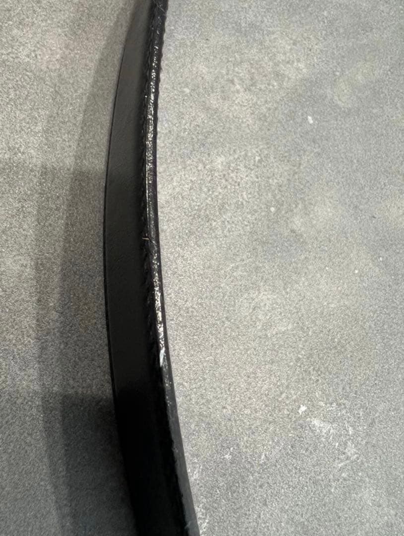 GUCCI ブラック ベルト ゴールドバックル