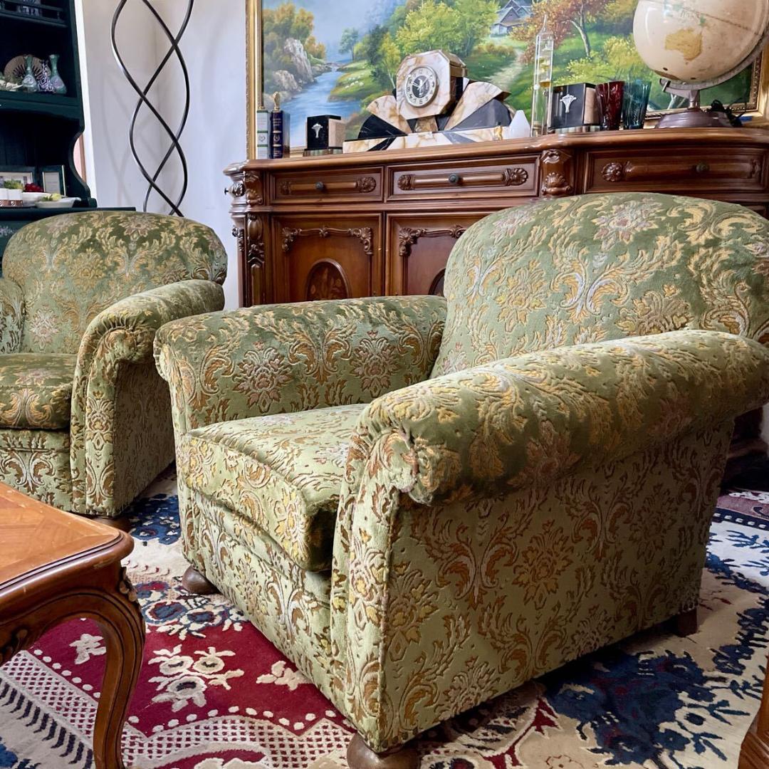 n3140r118 イタリア製 シングルソファ 2脚セット 丸みのあるフォルム