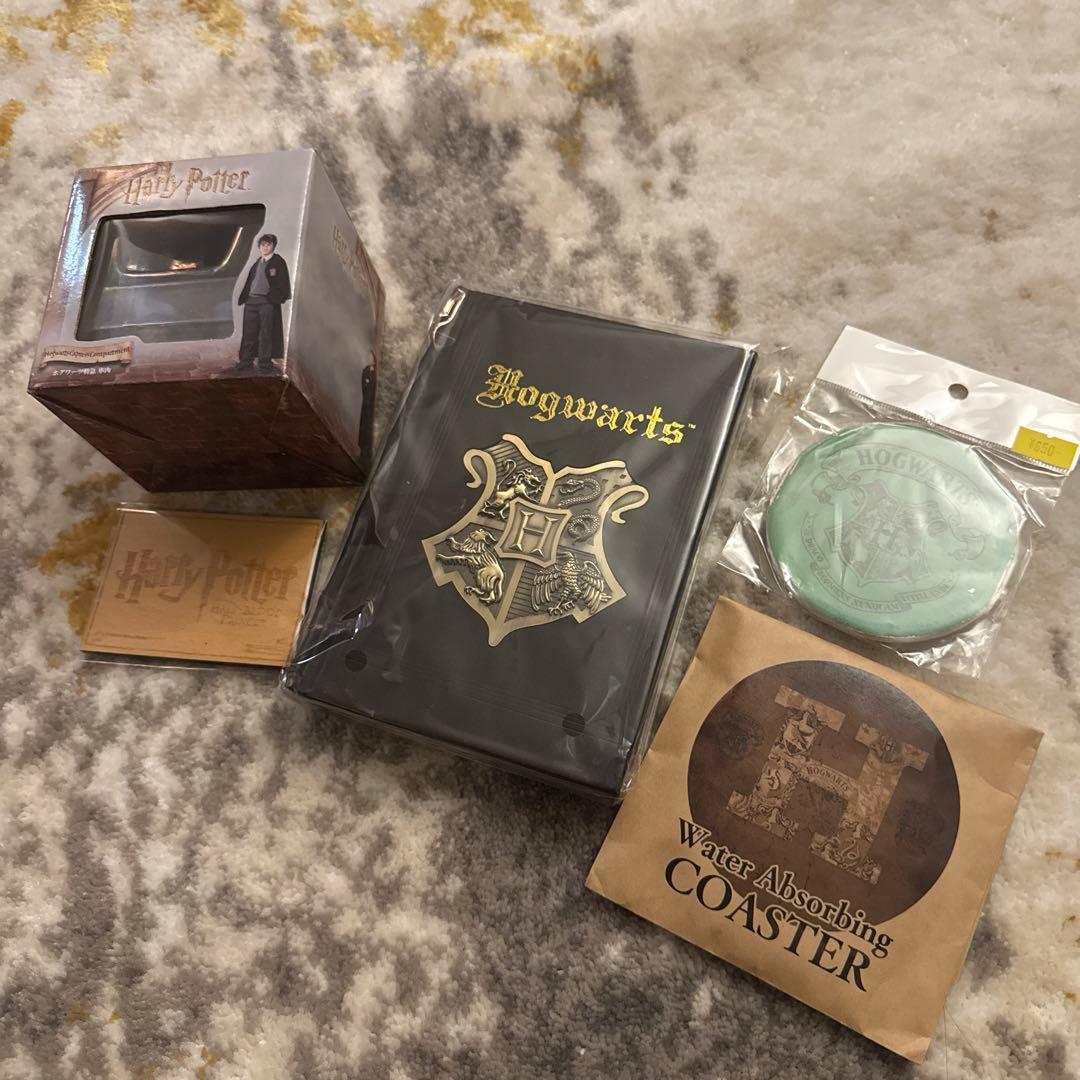 Harry Potter ホグワーツ ノートとコースターセット