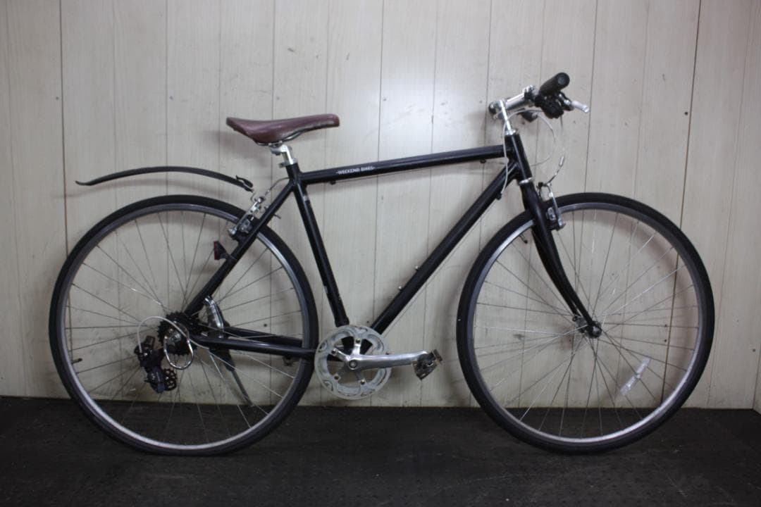 ぬ*様 あさひ製WEEKEND アルミ 700C 7速 510mm BLACK系