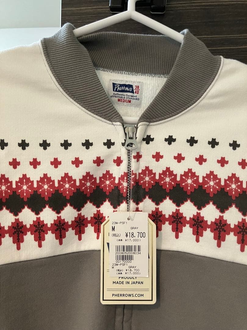 Pherrow's(フェローズ) スノーパターンスウェット