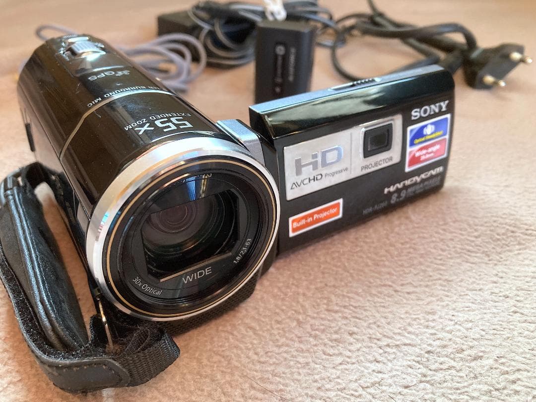 SONY HDR PJ260　ソニービデオカメラ　バッテリー付き