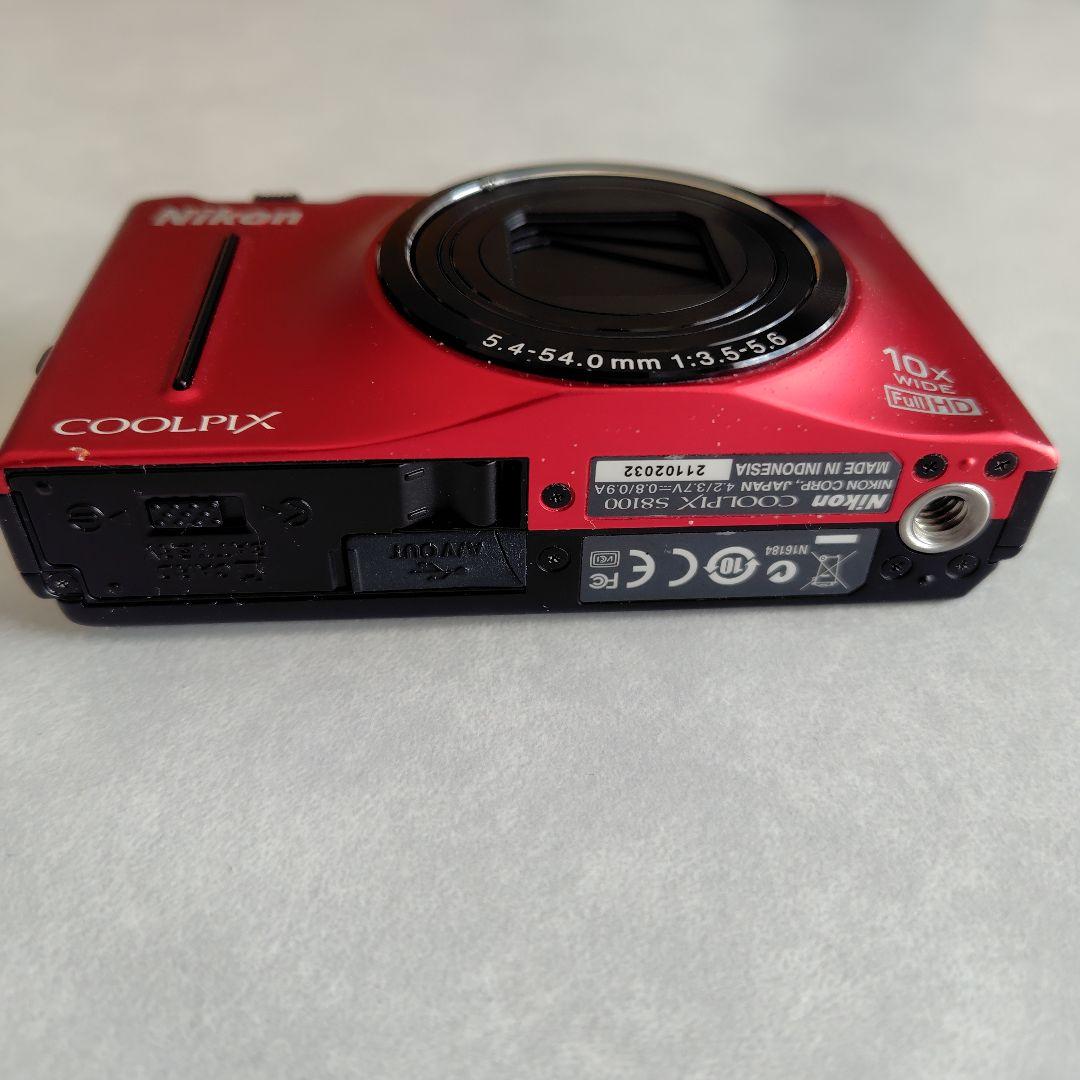Nikon COOLPIX S8100 赤
