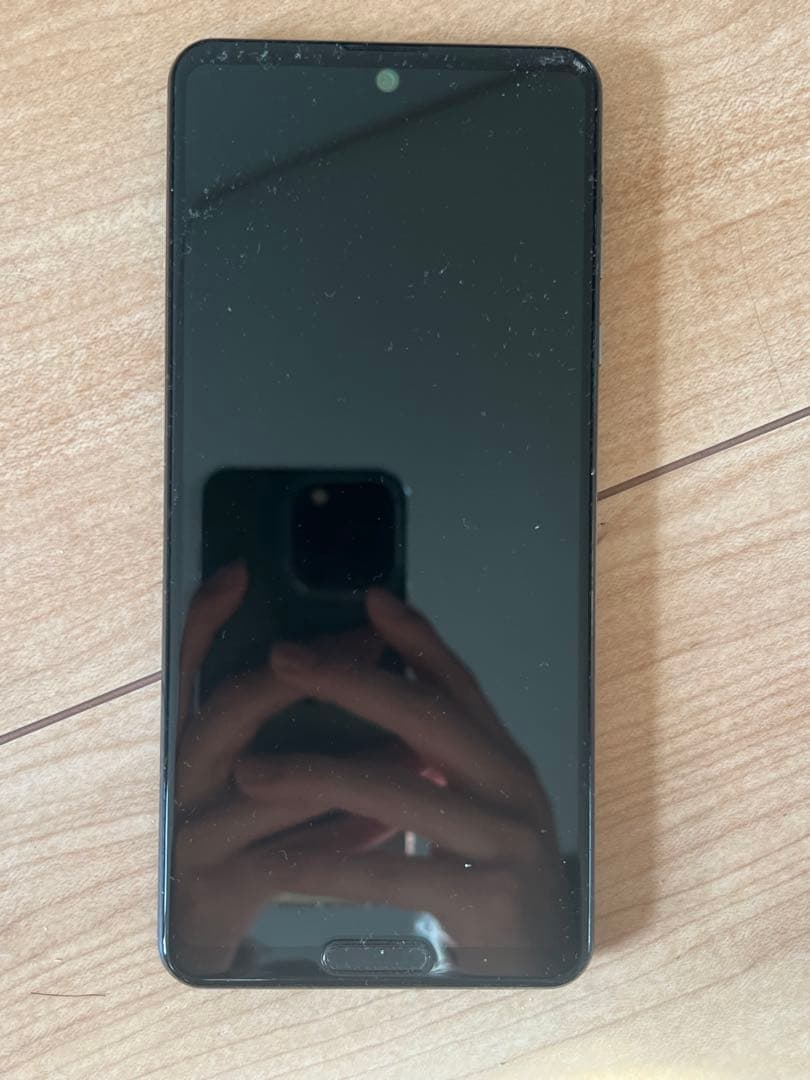 AQUOS ブラック スマートフォン 本体