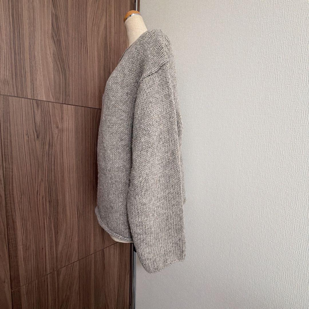 かぐれ　ペルーボートネックニット　GLAY