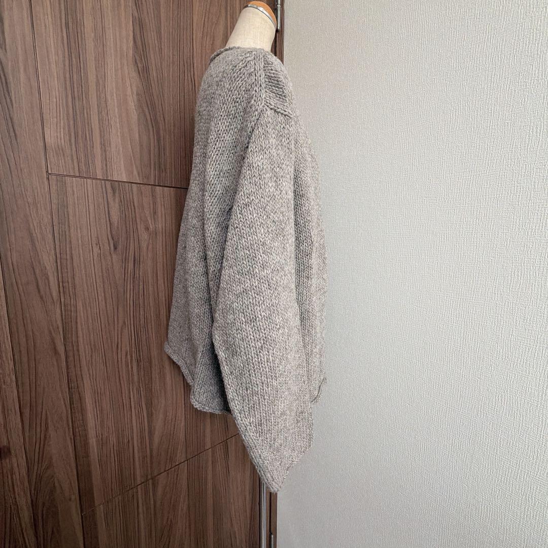 かぐれ　ペルーボートネックニット　GLAY