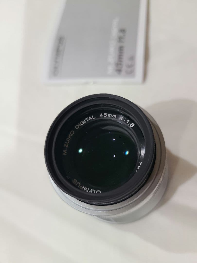MS　OLYMPUS 単焦点 45mm F1.8　プロテクター付き