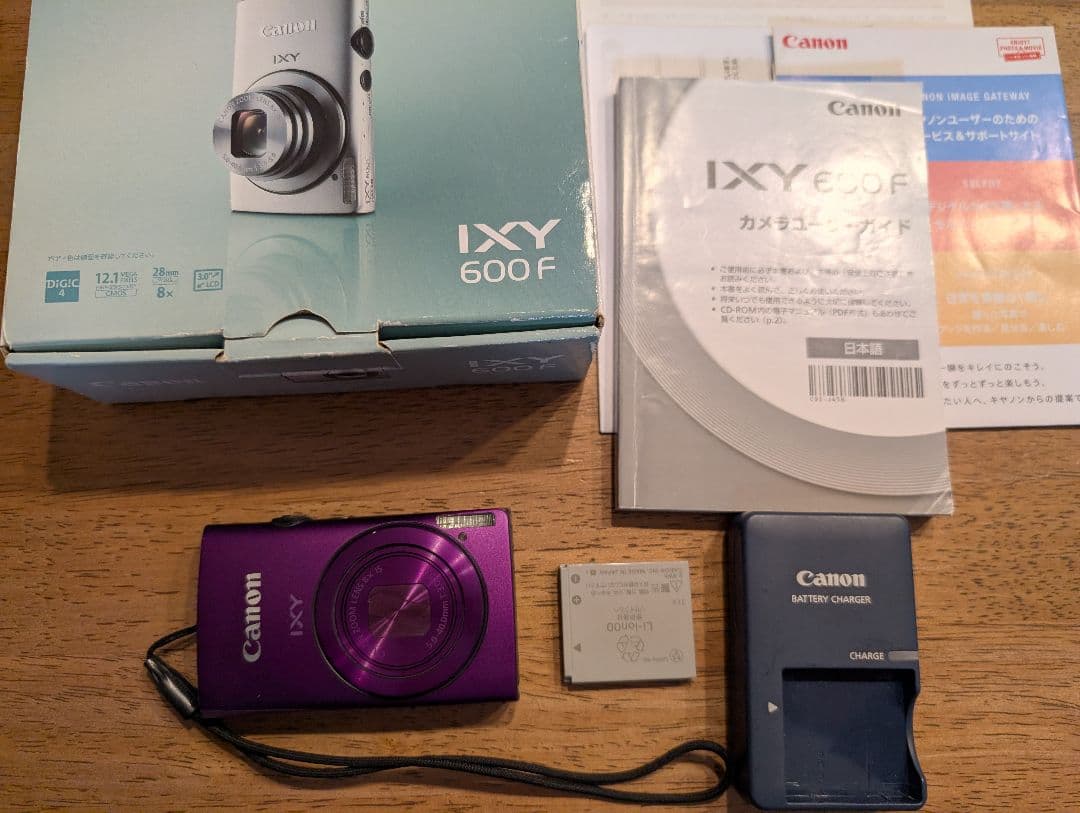 Canon IXY 600F パープル キャノン デジカメ コンデジ