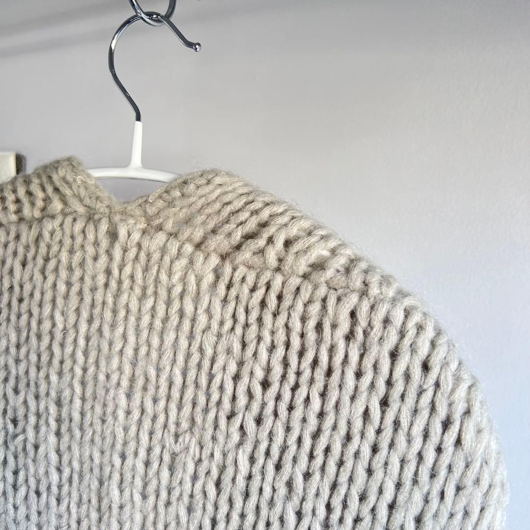 Whim Gazette オーバーサイズニットカーディガン