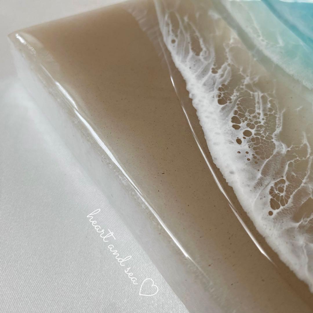 レジンアート　海アート　オーシャンアート　インテリアパネル