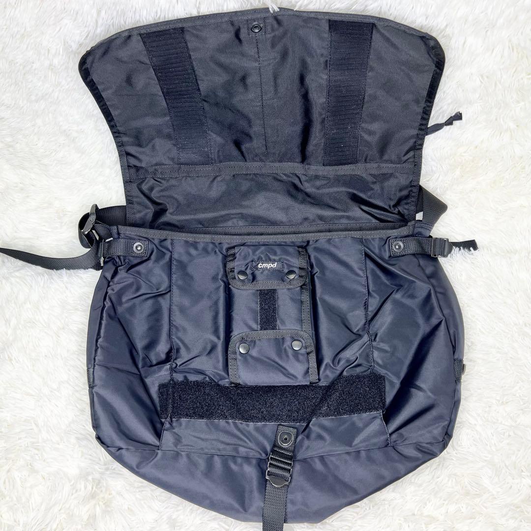 美品 PORTER × cmpd コラボ メッセンジャーバッグ 2way 黒