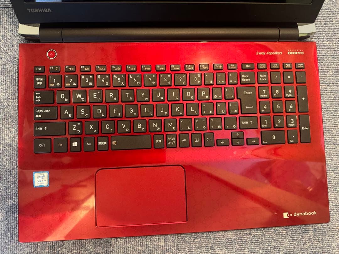 TOSHIBA dynabook レッド ノートPC