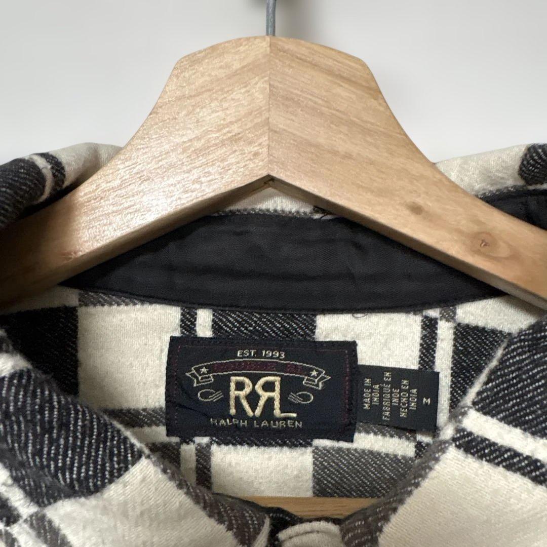 は*ん様 RRL ブラッシュド ジャカード ワークシャツ