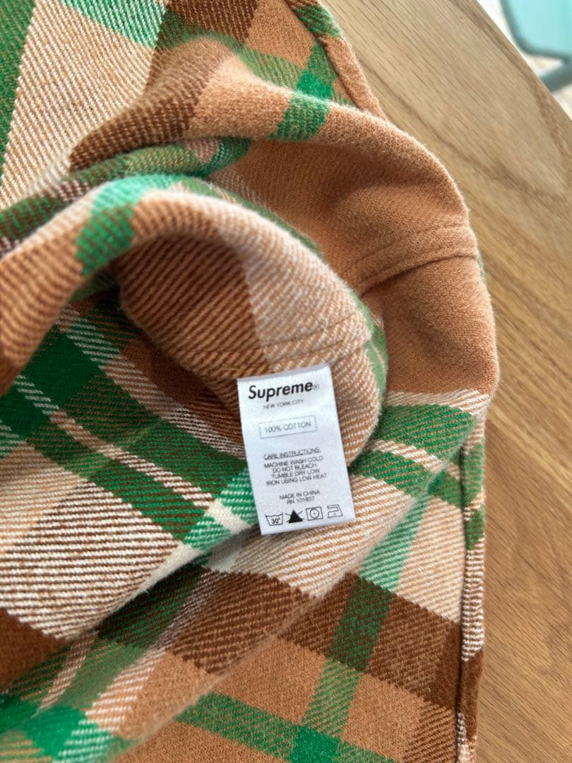 トップス Supreme Heavyweight Plaid Flannel Shirt
