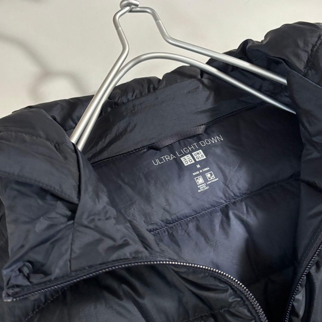 UNIQLO ユニクロ　濃紺・ネイビー系　ウルトラライト　ダウンコート　M