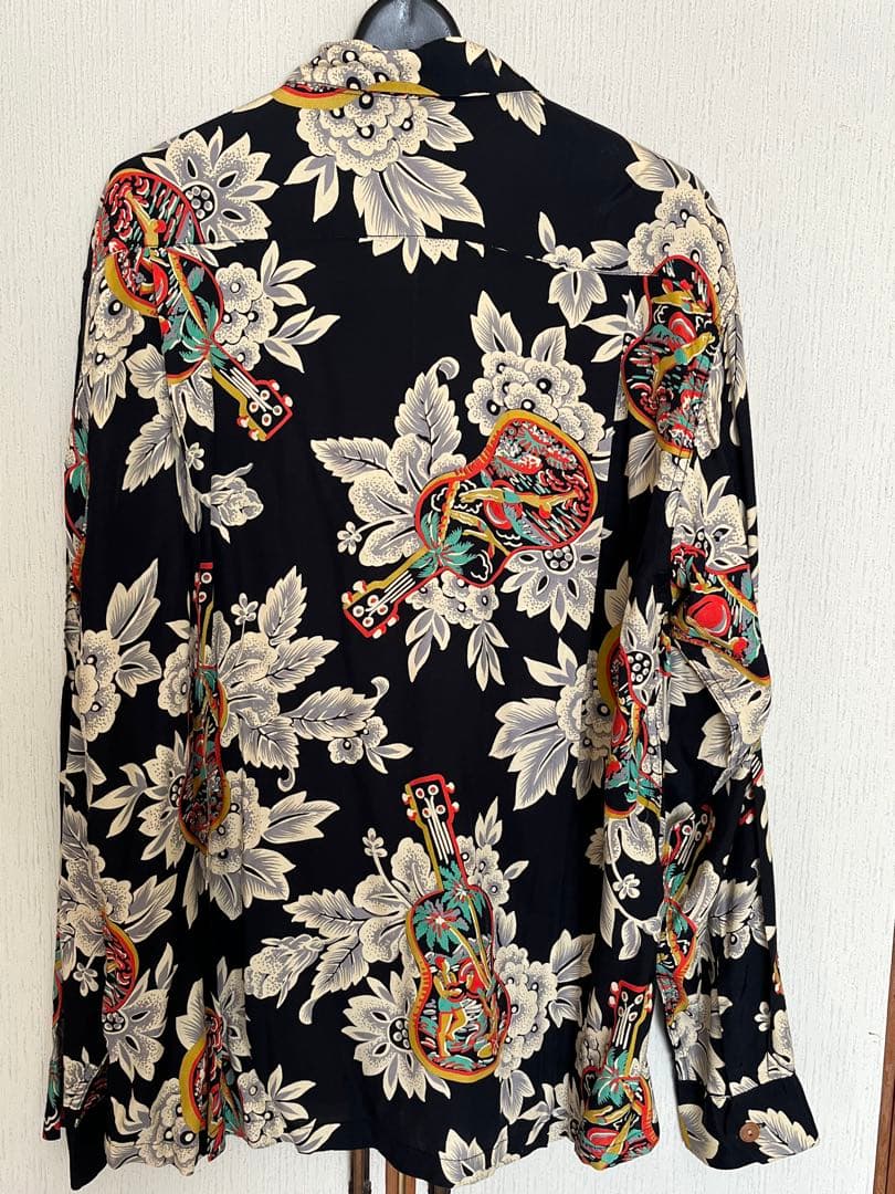 サンサーフ　ウクレレ　アロハシャツ　長袖