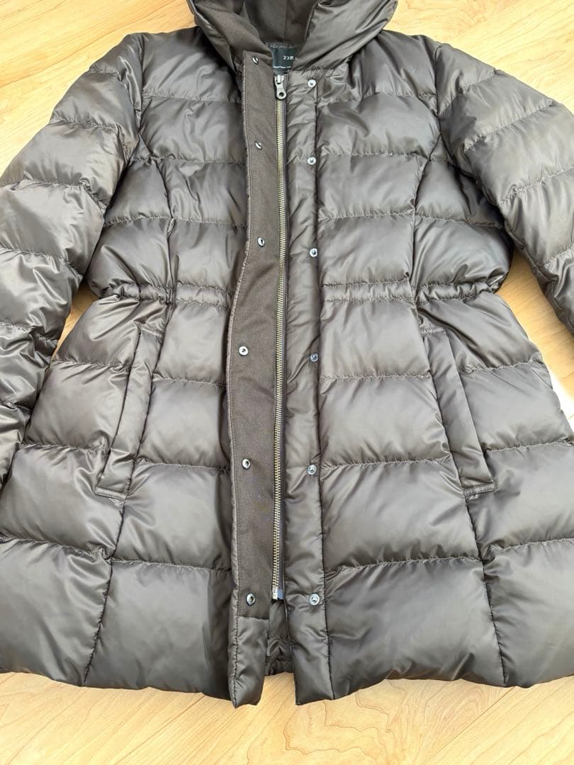 fuu様23区【VERY】洗える シレータフタ ミドル丈 ダウンコート 42