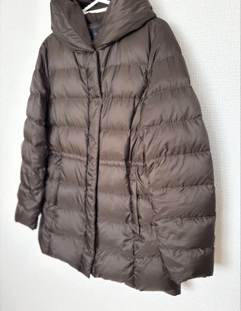 fuu様23区【VERY】洗える シレータフタ ミドル丈 ダウンコート 42