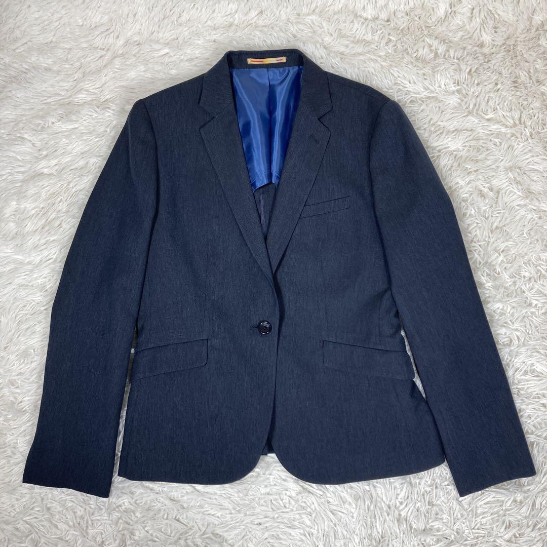 極美品　オリヒカ　セットアップスーツ　ウォッシャブル　ネイビー　XL/Lサイズ