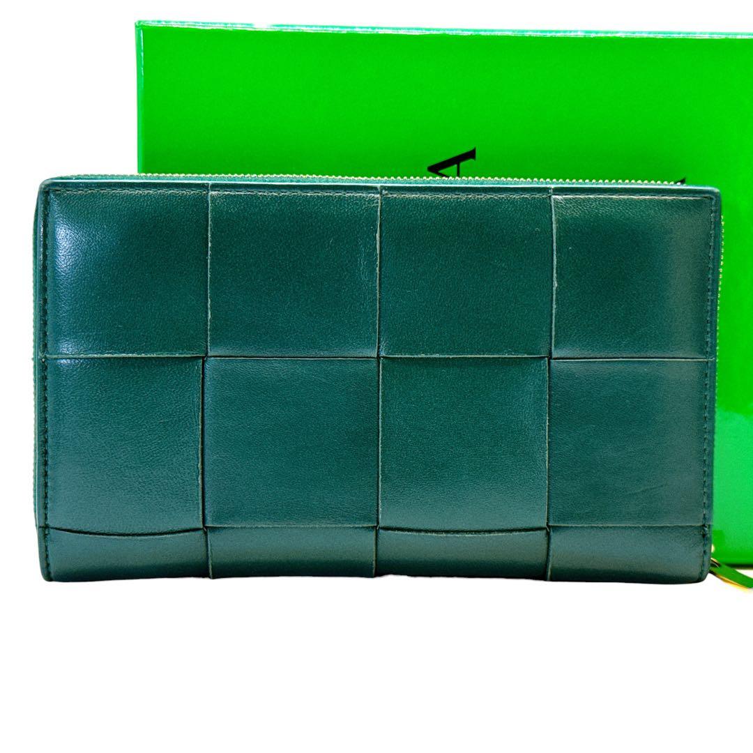 現行 極美品✨ボッテガヴェネタ カセット マキシイントレ ラウンドファスナー