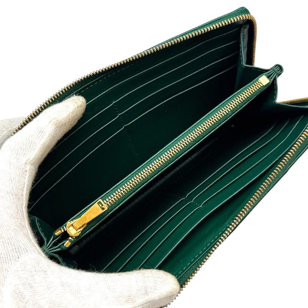 現行 極美品✨ボッテガヴェネタ カセット マキシイントレ ラウンドファスナー