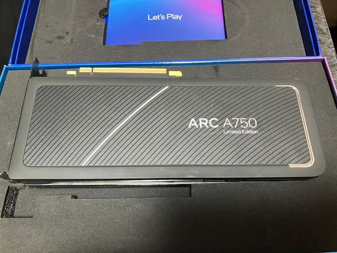 グラフィックボード・グラボ・ビデオカード INTEL ARC A750 8GB Limited Edition
