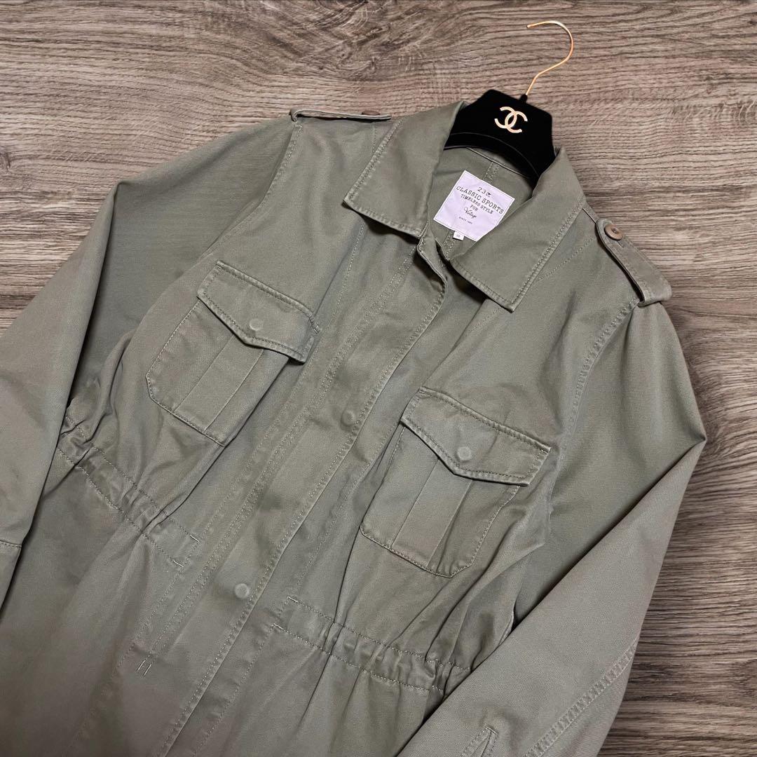 23区 ヴィンテージ ミリタリー ジャケット 大きいサイズ50 オーバーサイズ